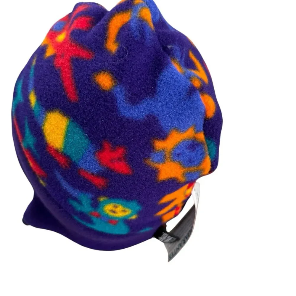 NEW Chuck Roast Mountainwear USA Fleece Zoo Print Kids Hat Medium Beanie